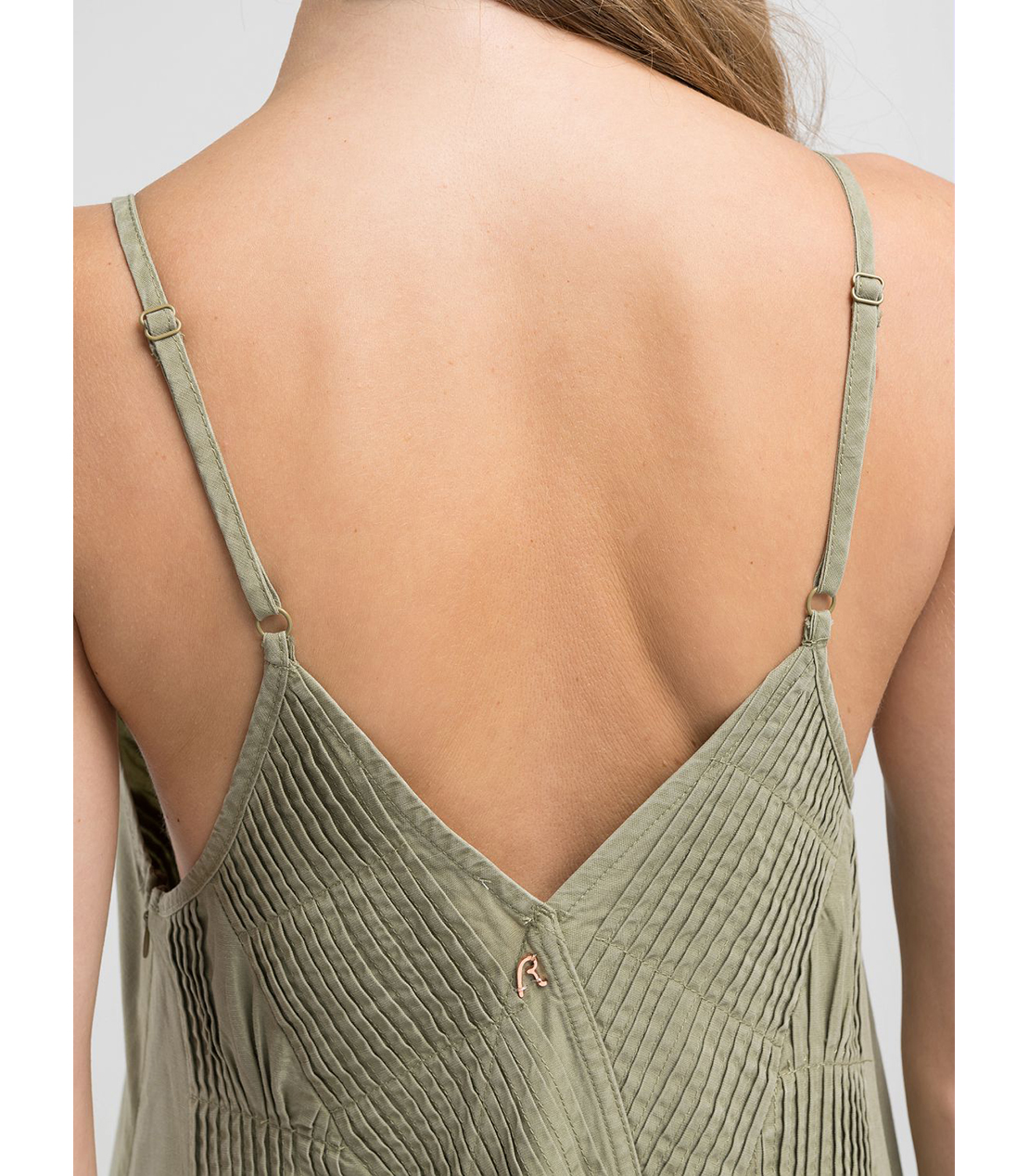 プリーツ付きミニドレス 詳細画像 ライトミリタリー 6